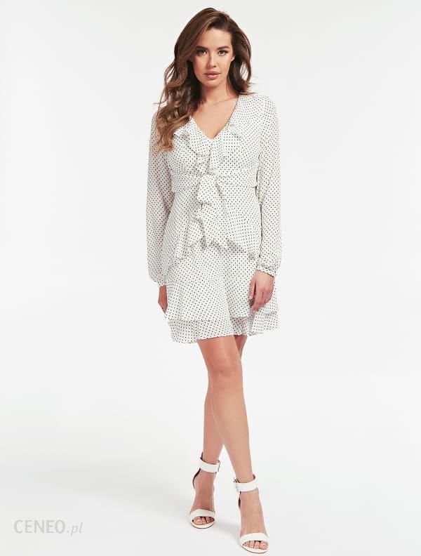 Guess Sukienka Z Falbanami I Paskiem