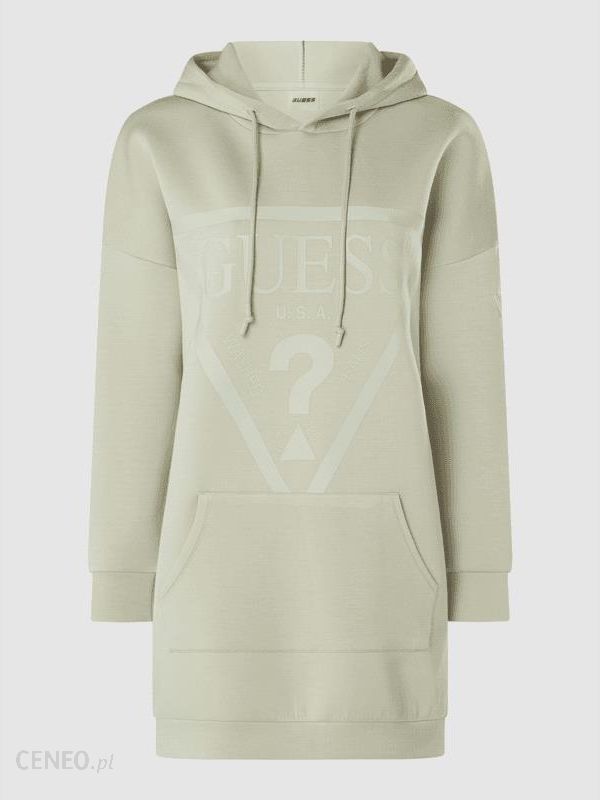 Sukienka z dzianiny dresowej z logo