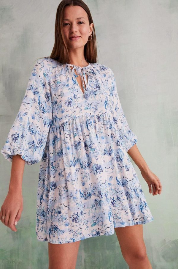 women'secret sukienka mini rozkloszowana