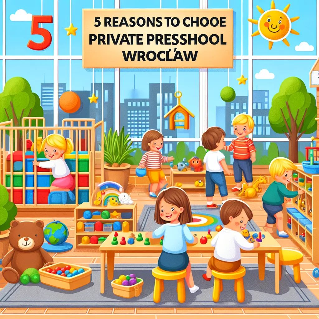5 Powodów, Dla Których Wybrać Przedszkola Prywatne we Wrocławiu