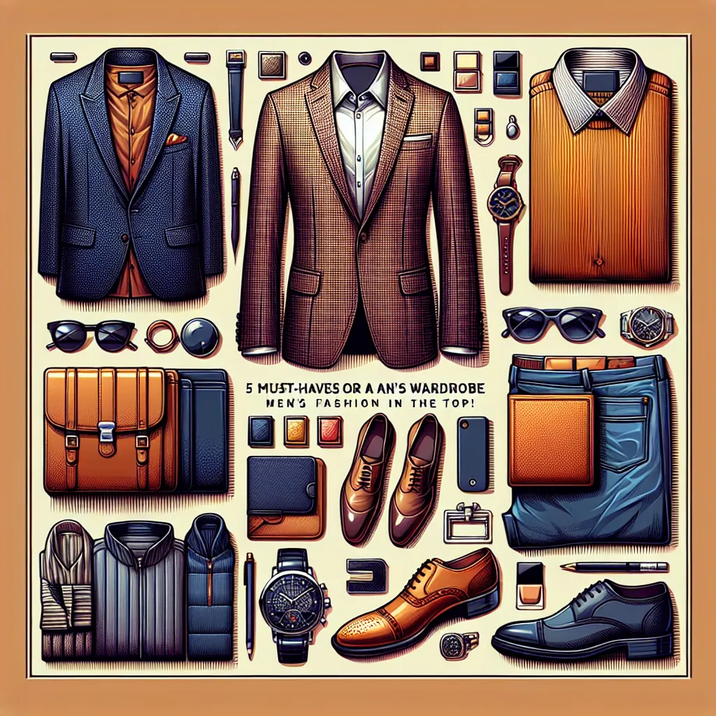 5 Must-have’ów męskiej garderoby: Moda Męska na Topie!