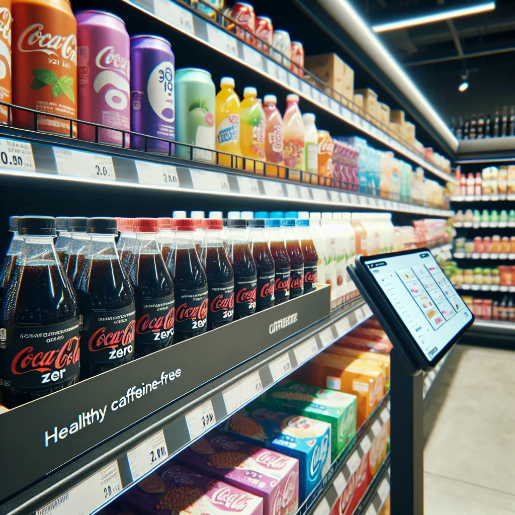 Zdrowe napoje bez kofeiny: Coca-Cola Zero w sklepie spożywczym i internetowym